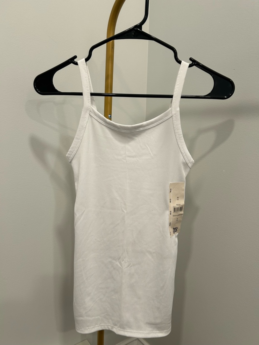 NOBO White Ribbed Tank - *bundle for discount*